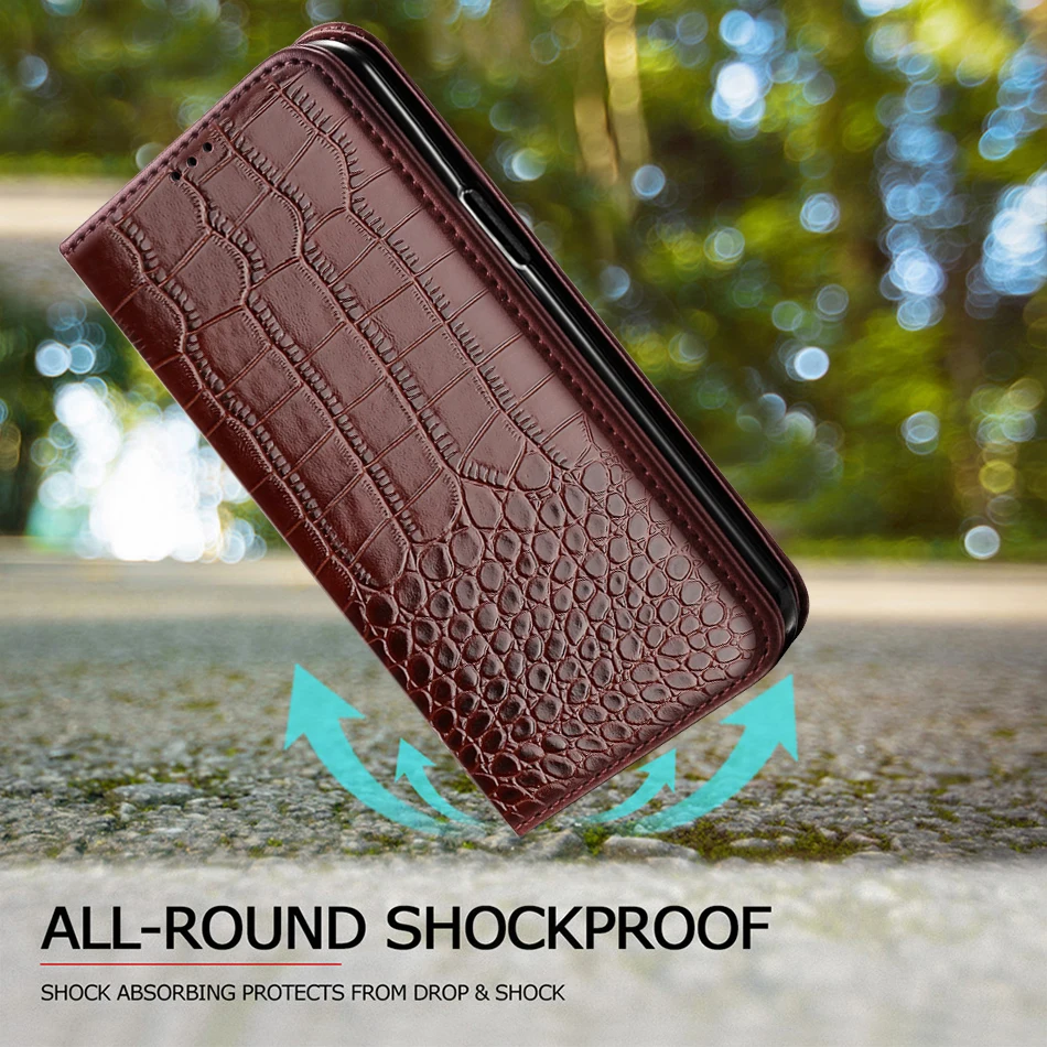 Leather Phone Case Wallet for iPhone 16 Pro Max etc.
