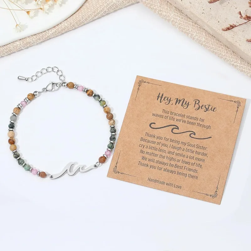 Wave Friendship Bracelet - Thoughtful Gift for Women and Best Friends