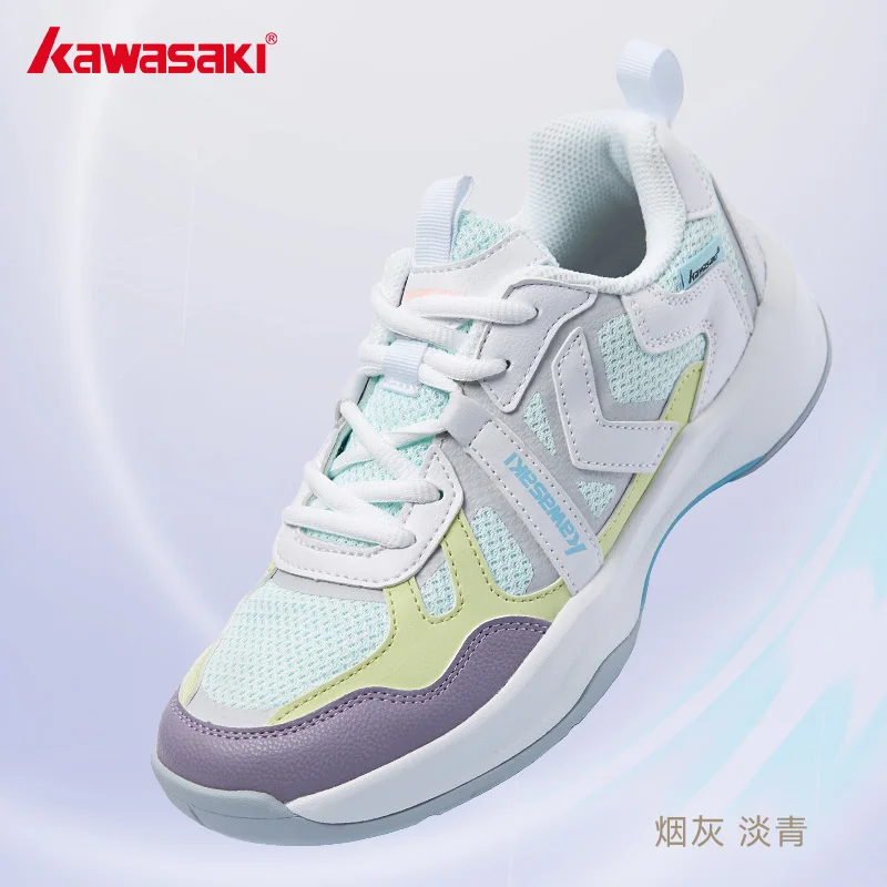 

Kawasaki Unisex Shoes For Men Women Tennis Sneakers Casual Shock Absorbing Professional Badminton Shoes