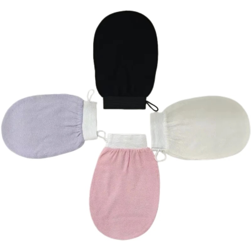 Hotsale Silicone Body Scrubber Bath Brush 1Piece Double Sided Hammam Scrub Mitt Magic Peeling Glove Exfoliating Tan Removal Mitt