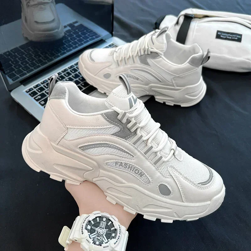 Casual Sports Dad Shoes for Men Trendy Sneakers Male Breathable Platform sports shoes,casual shoes