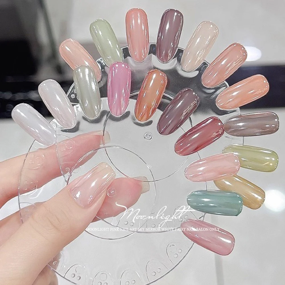1 Jar Plating Aurora Glitter for Nail Decoration Moon Light Pearls Effect Nail Powder Rubbing on Chrome Dust Powder Pigment