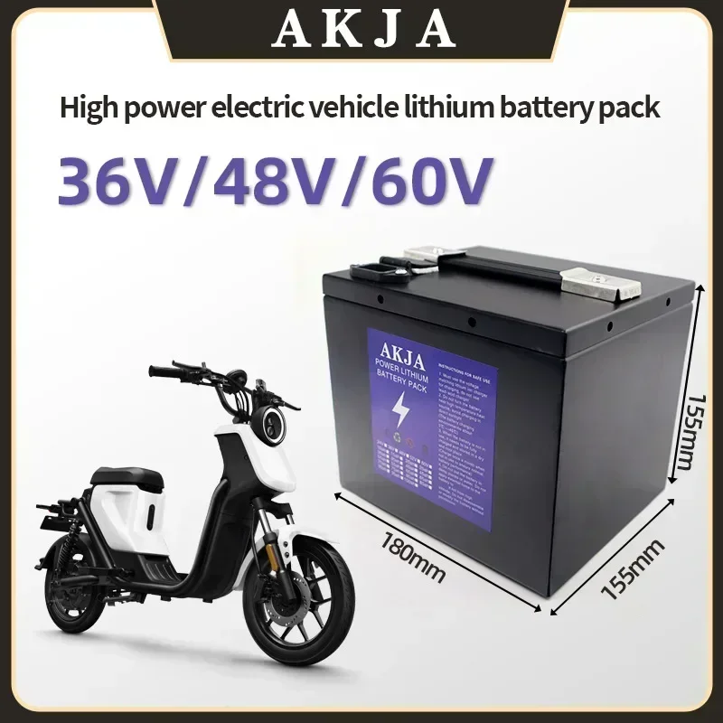 Battery Pack 18650 Lithium Battery 36V.48V.60V.72V Suitable for 250-2000W