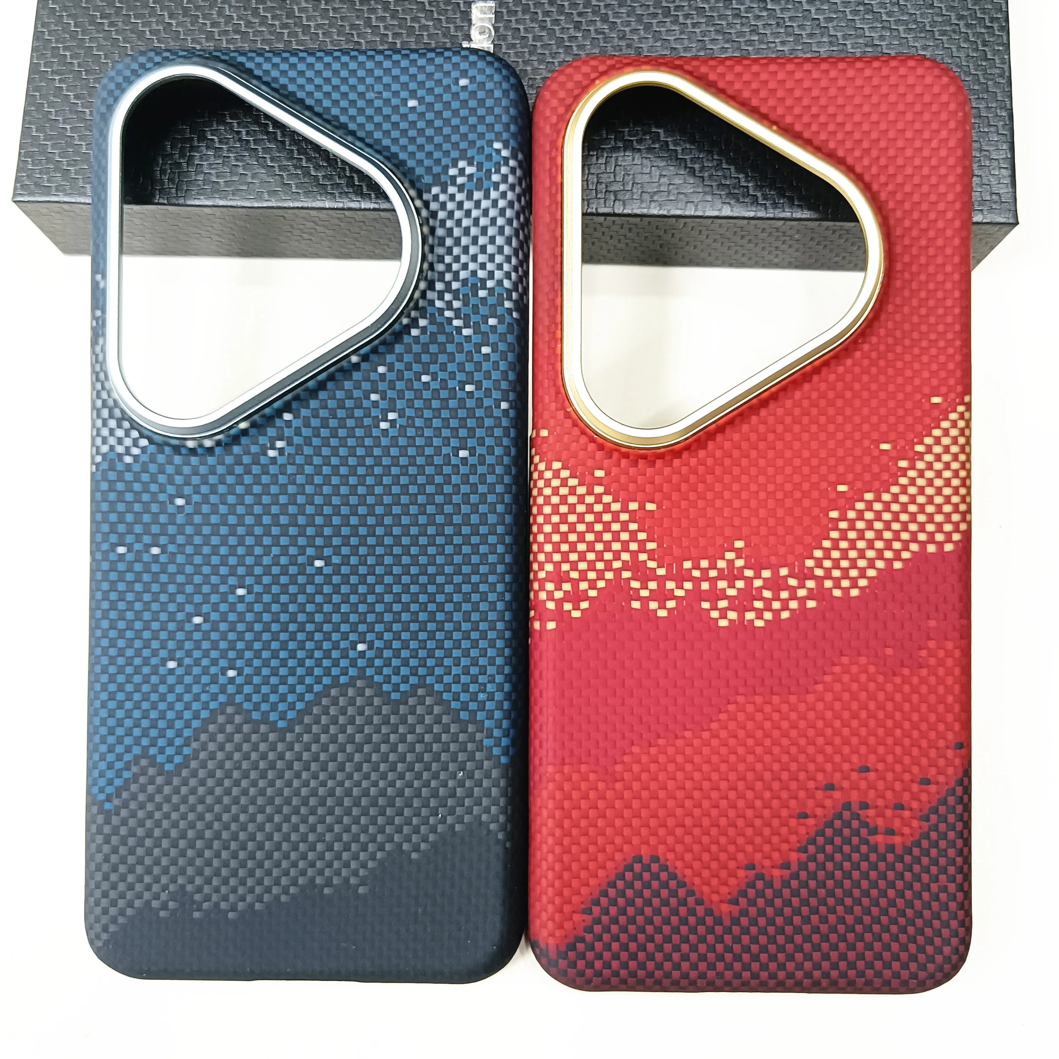 Premium Aramid Carbon Fiber MagSafe Magnetic Hard Armor Phone Case