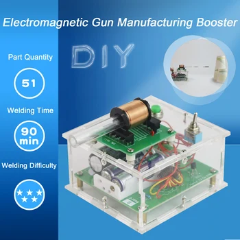 Kit elettronico fai da te saldatura pistola elettromagnetica fabbricazione modulo Booster circuito componenti elettronici