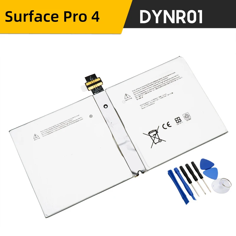 

Оригинальный запасной аккумулятор для планшета DYNR01 для Microsoft Surface Pro 4 Pro4 G3HTA027H 1724 5087 мАч с инструментами