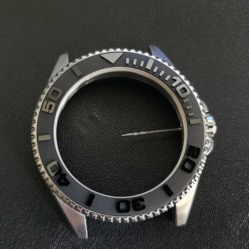Ca sio Swordfish Yacht convex type MDV-106/107 Substitute ceramic chronoring black/silver