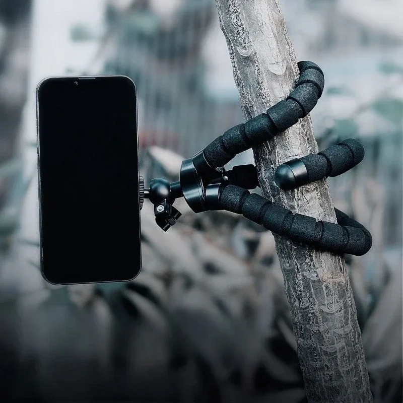 Compact Flexible Octopus Tripod and Phone Holder Stand