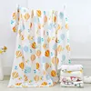 100% cotton 120*110cm 2 Layers Newborn Baby Bath Towel Wrap Muslin Swaddle Blankets Kids Wrap Stroller Cover Wholesale Dropshipp 4