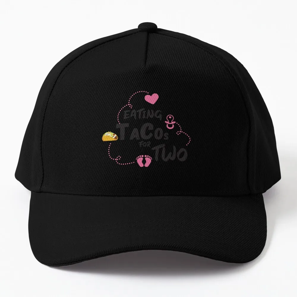 

Women Pregnancy Announcement Shirt Women Gift Eating Tacos For Two Baseball Cap birthday Trucker Cap Women'S Hat Men'S