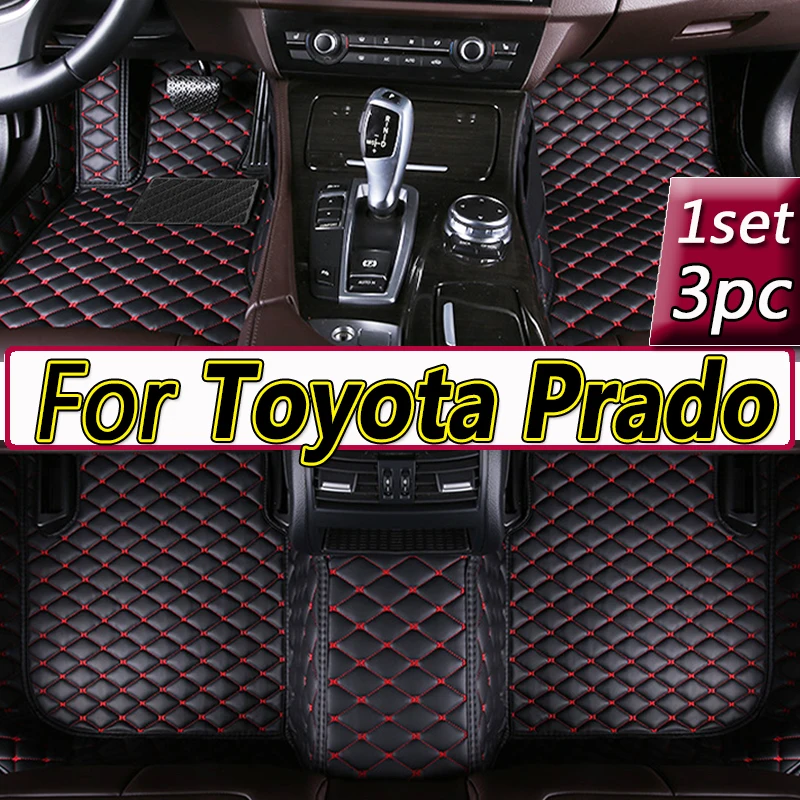 

Автомобильные коврики для Toyota Land Cruiser Prado 150, 2022, 2021, 2020, 2019, 2018, 5 сидений, автомобильный Стайлинг, интерьерные защитные коврики на заказ