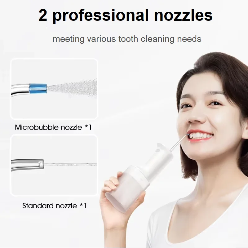 Xiaomi Mijia Oral Irrigator 2 MEO705 Portable Ultrasonic Teeth Oral Flusher Water Pick Tooth Cleaner