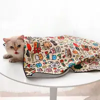 Cat Grooming Wrap，Cat Restraint Bag，Anti-Bite，Anti-Scratch，Cat Calming Wrap，for Medicine Nail Clipping 2