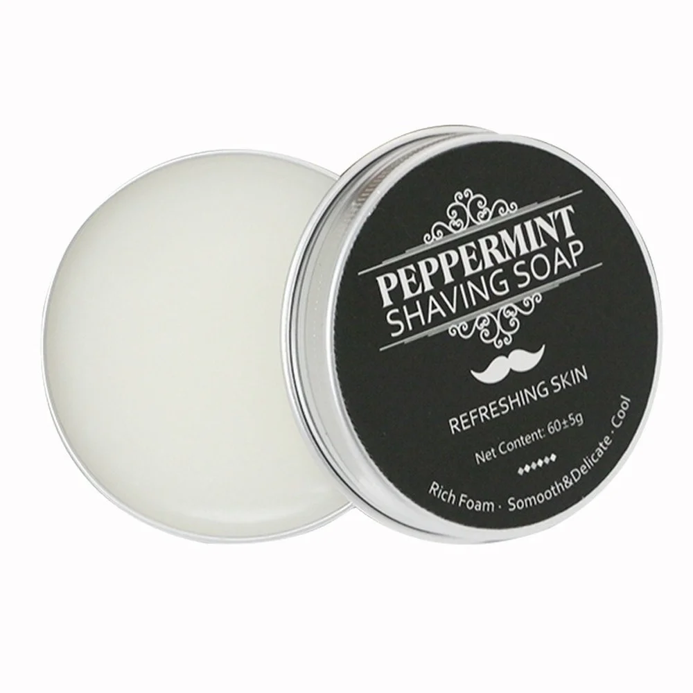 60g Scented Men's Shaving Soap Foam Rich Gentle Not Stimulating Soap