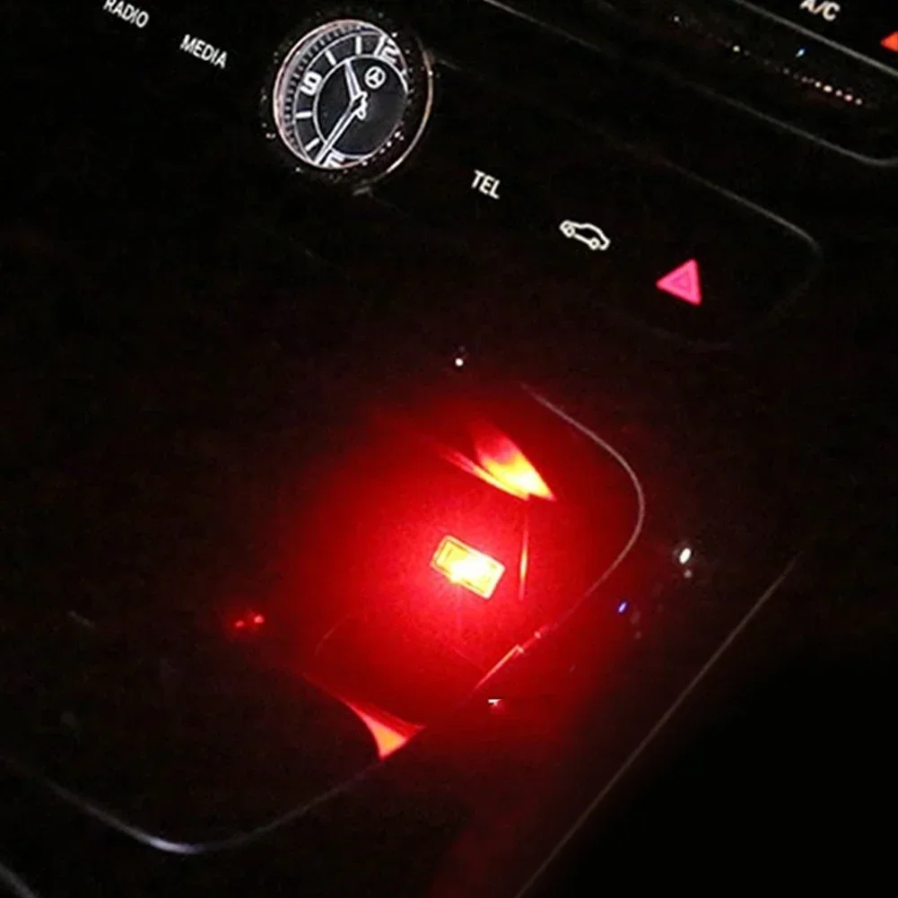 USB Auto Colorful LED Interior Atmosphere Light - Decorative Car Accessory Lamp