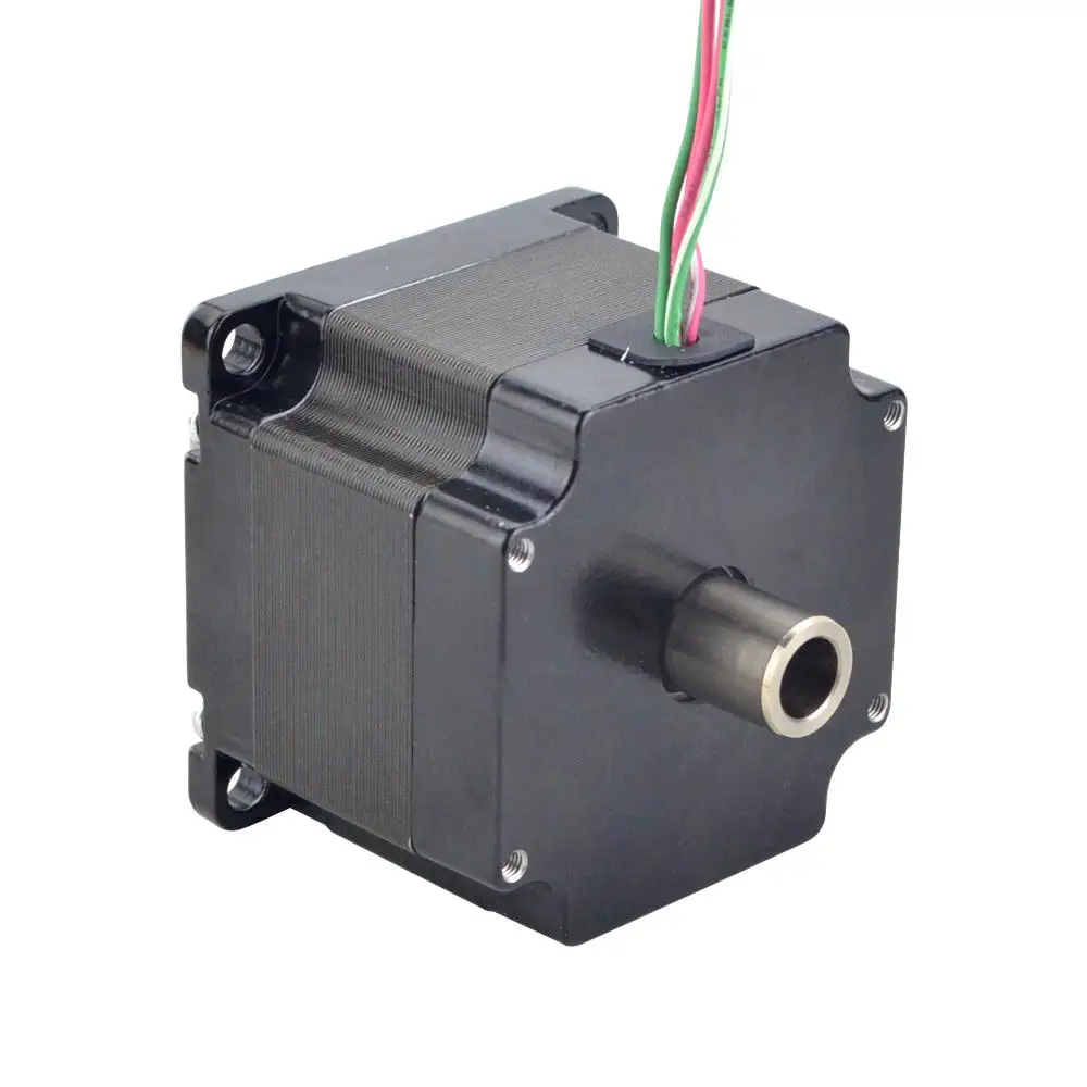STEPPERONLINE Nema 23 스텝퍼 모터, 듀얼 샤프트 중공 샤프트, CNC 타각기 스테핑 모터, 0.78Nm 2A, 57x57x45mm