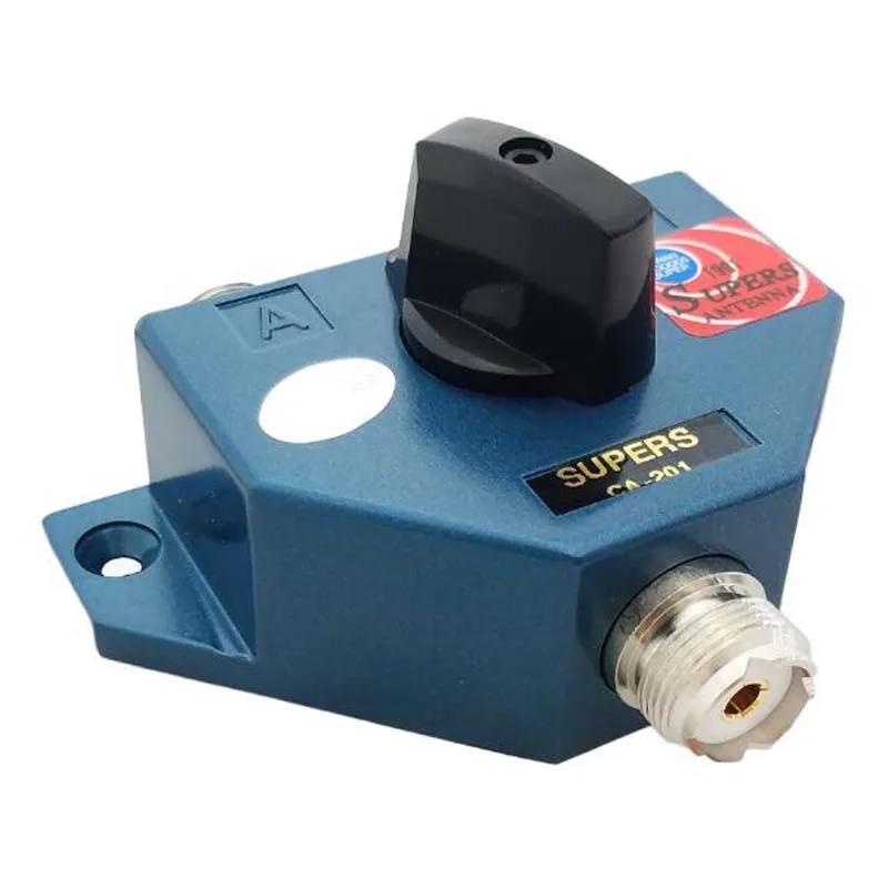 CA-201 Antenna Switcher UHF 1.8~600MHz Manual Aerial Female Connector Adapter Converter CB Car Radio Antenna Coax Switch