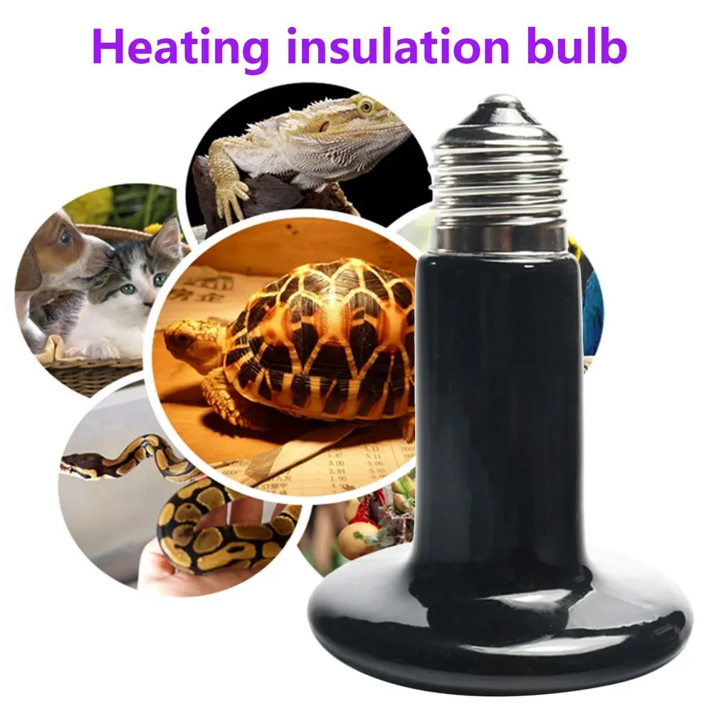 

Hot Pet Ceramic Heating Lamp 25W 50W 75W 100W 150W 200W IR Heat Emitter Bulb 220-240V Turtle Snake Lizard Heater Lamp