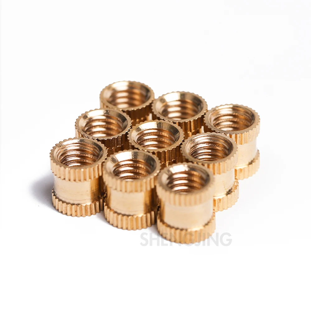 Brass Insert Nut M1 M1.2 M1.4 M1.6 M1.7 M2 M2.5 M3 M4 M5 M6 M8 All Size 6/100pcs Hot Melt Knurled Thread Injection brass heat insert nut brass hot melt insert nut brass heat insert nuts brass insert nut insert nut hot melt insert nut