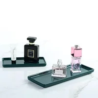 Japanese-style Rectangular Ceramic Tray Plate White Porcelain Rectangular Plate Mouthwash Cup Tray Bathroom Living Storage Tray 2