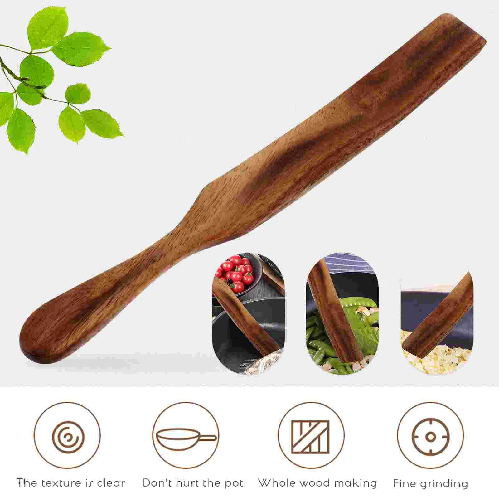 Wooden Kitchen Utensils Set 28Cm Wooden Spoons Utensils Cooking Stirring Salad Mixing Serving Spurtles Kitchen Tools kitchen tools