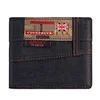 Universal canvas wallet, short men's bifold wallet, multiple card slots, cash clip, ultra-thin simple design wallet 4