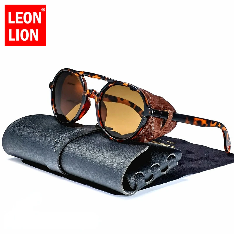 LeonLion 2023 Rimless Sports Sunglasses Women Vintage Outdoor