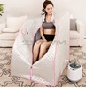 Portable Folding Steam Sauna SPA Room Tent Box with Steamer One Person Weight Loss Full Body Slimming 1