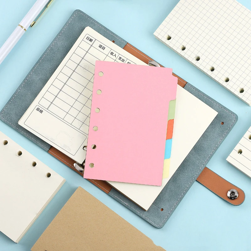 A7 6-hole Loose-leaf Notebook Refill Paper
