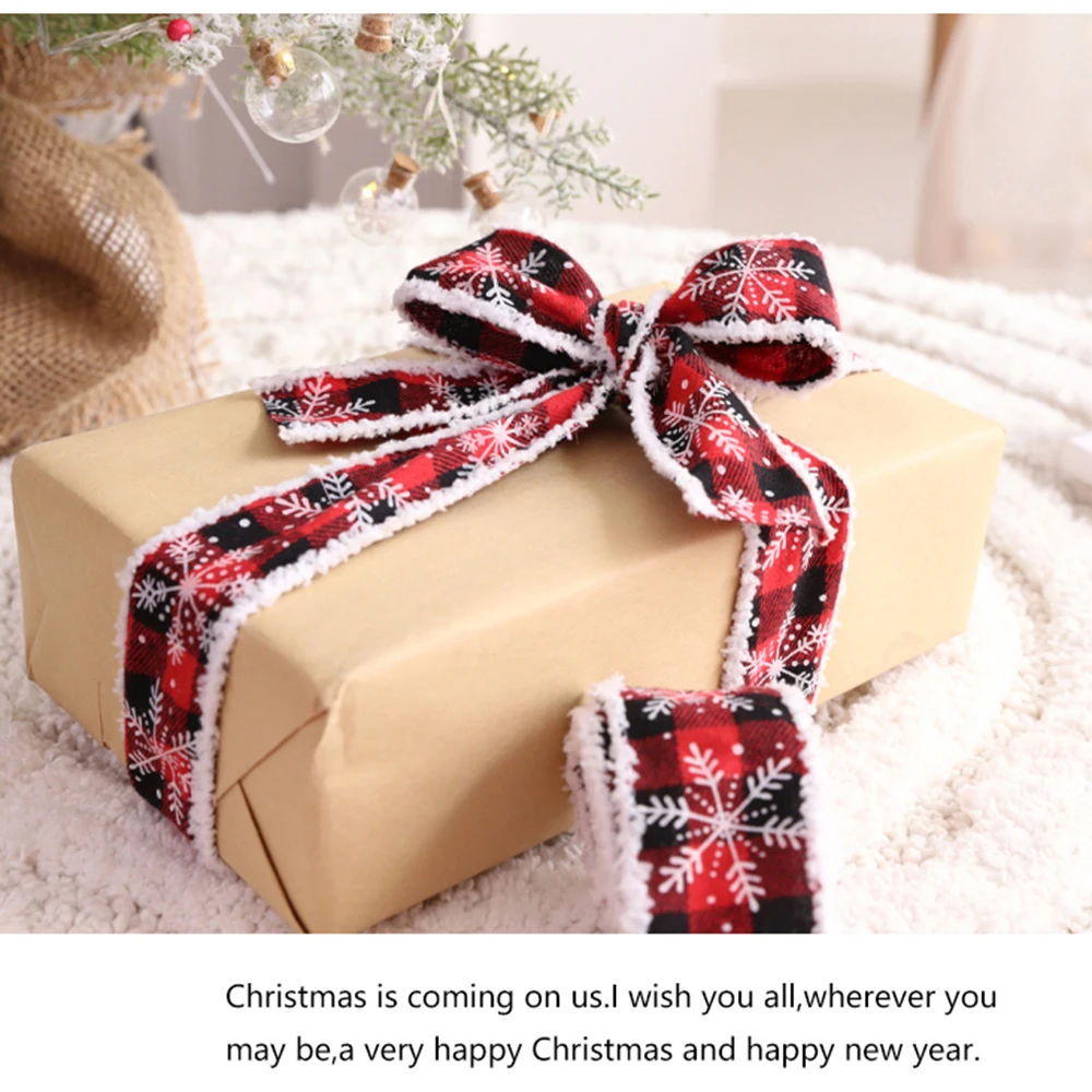 

Christmas Gift Belt Streamers Ribbons Christmas Home Decorations Christmas Tree Bows Decorated Gift Wrapping Ribbons