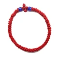 Red  blue beads