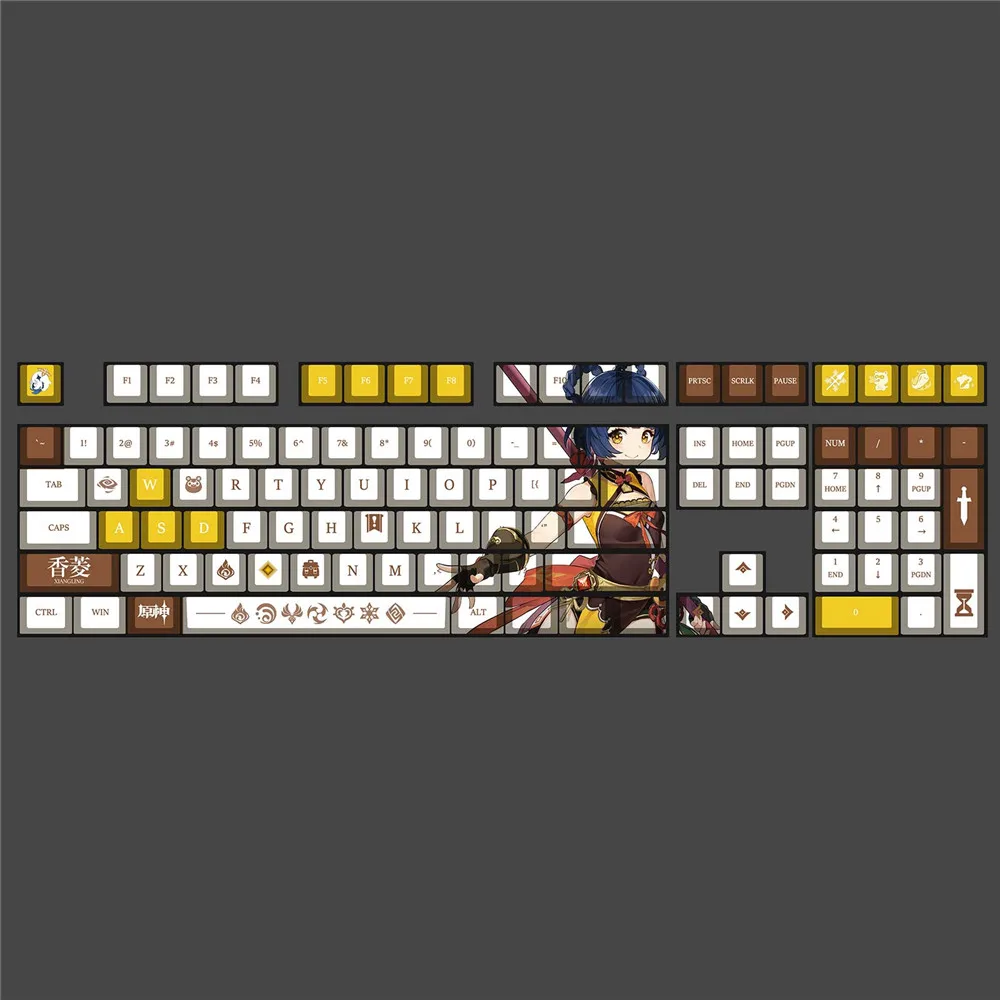 anime keycap teclado mecânico para cereja mx