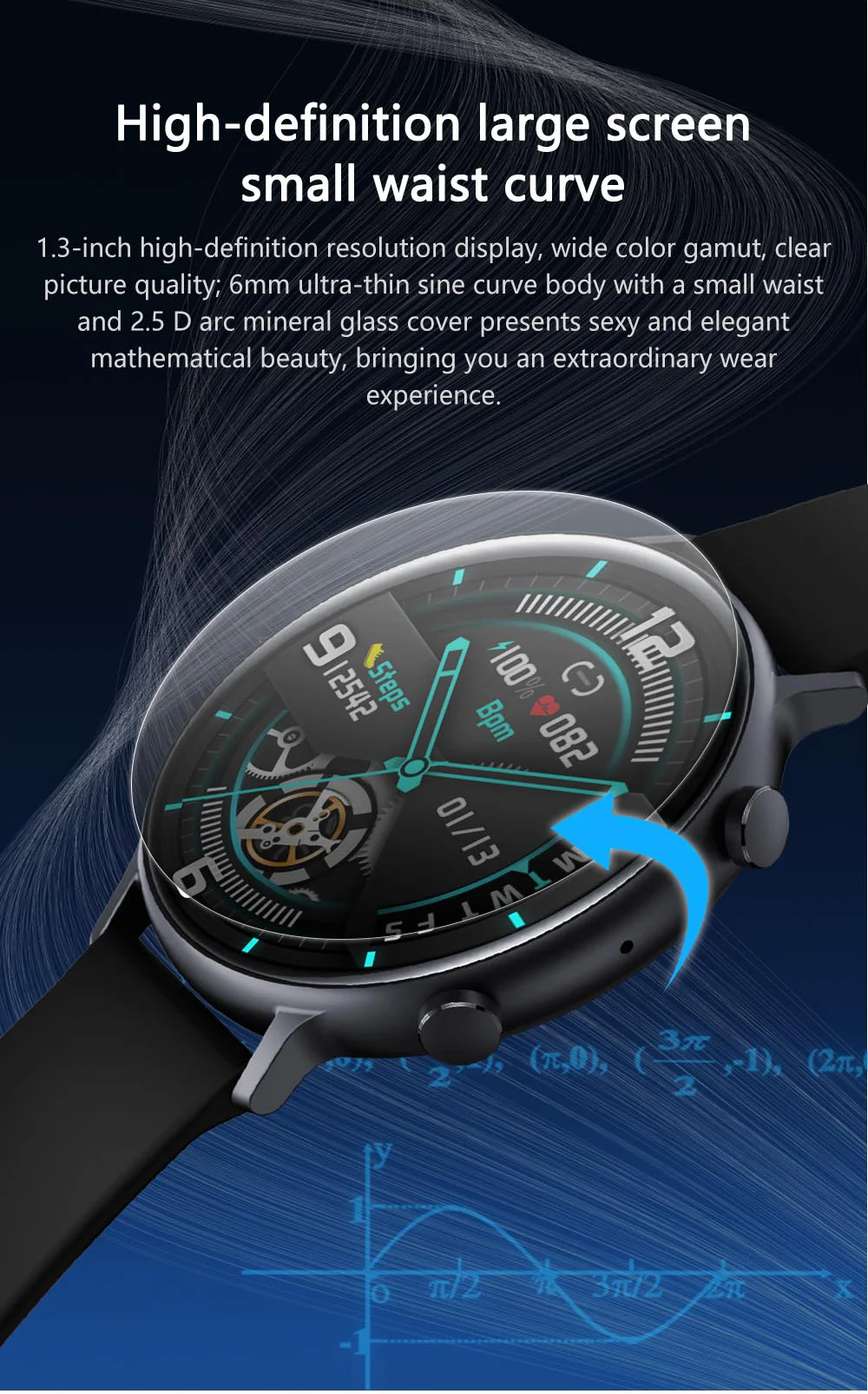 2022 Fashion Smart Watch Men Fitness Bracelet Heart Rate Blood Pressure Monitoring Sports Tracker Call Smartwatch Gift for Women