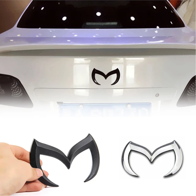 Mazda M Bat Sign Car Stickers Decoration Car Tail Hood Decals Emblems Mazda  6 3 3D