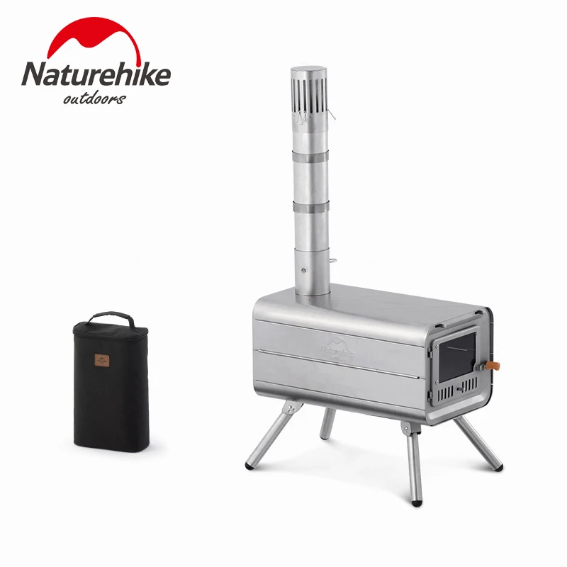 

Naturehike Titanium Folding Stove with 2m Chimney wood-burning stove lightweight portable wood burning outdoor camping hiking