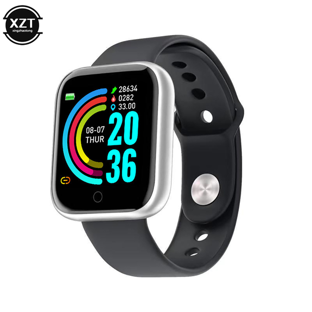 Bluetooth Smart Watches Waterproof Sport Fitness Tracker Smart Bracelet Blood Pressure Heart Rate Monitor Y68 Smartwatch