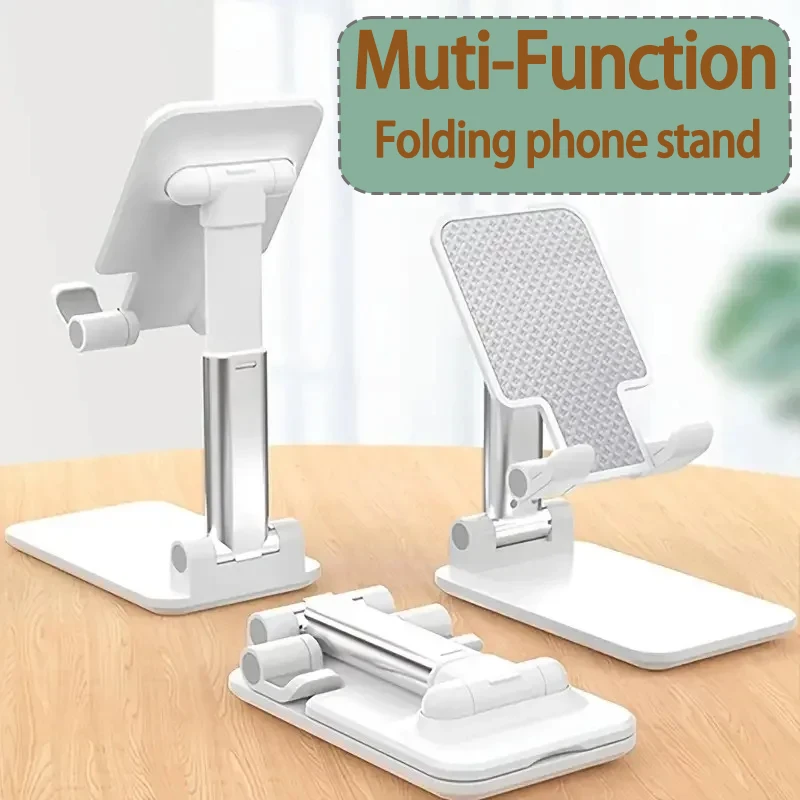 Sammenleggbar Mobilholder – Justerbart Bordstativ for iPhone, iPad, Xiaomi og Flere 1