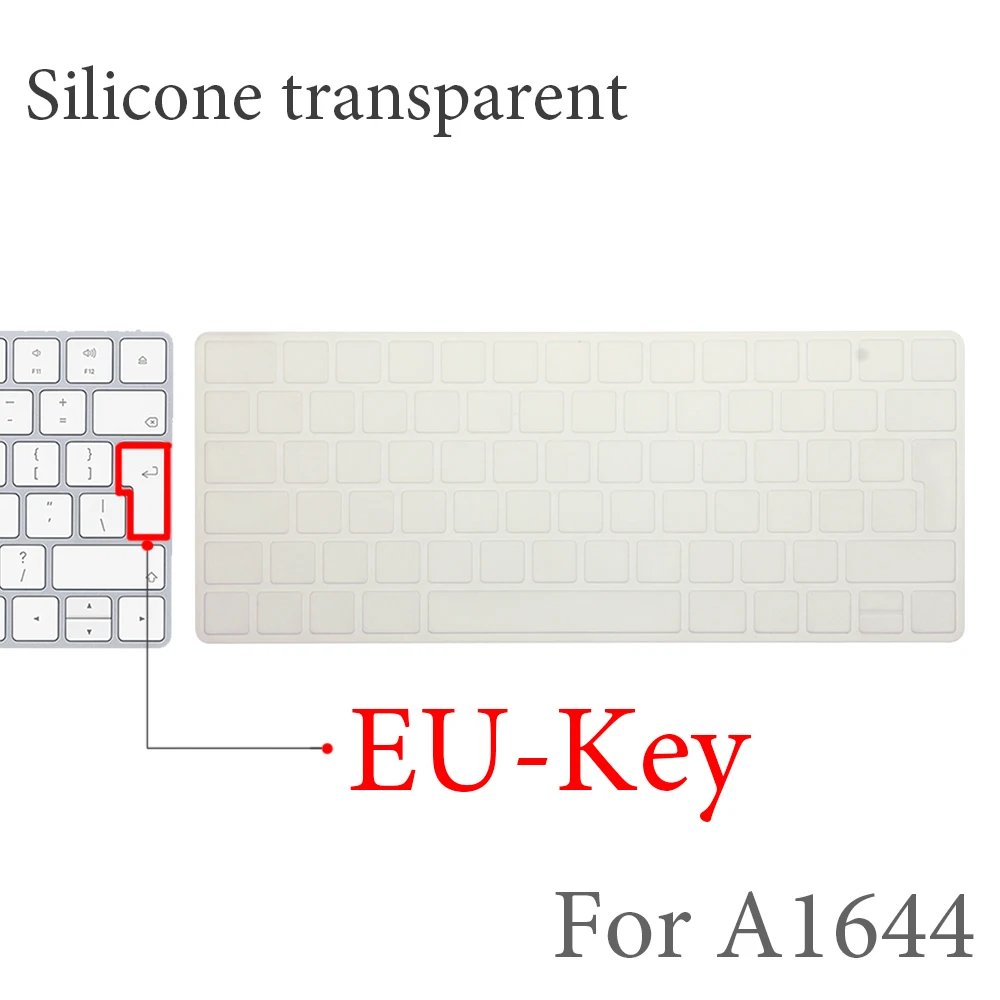 Rainbow Gradient Silicone Keyboard Cover - Protective Skin