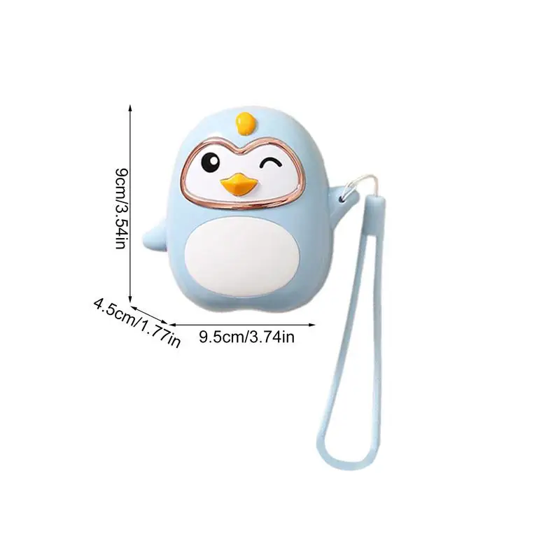 Camping Hand Warmers 1200mAh USB Animal Shaped Hand Warmers 3-Levels Adjustable Electric Heaters Reusable Pocket Hot