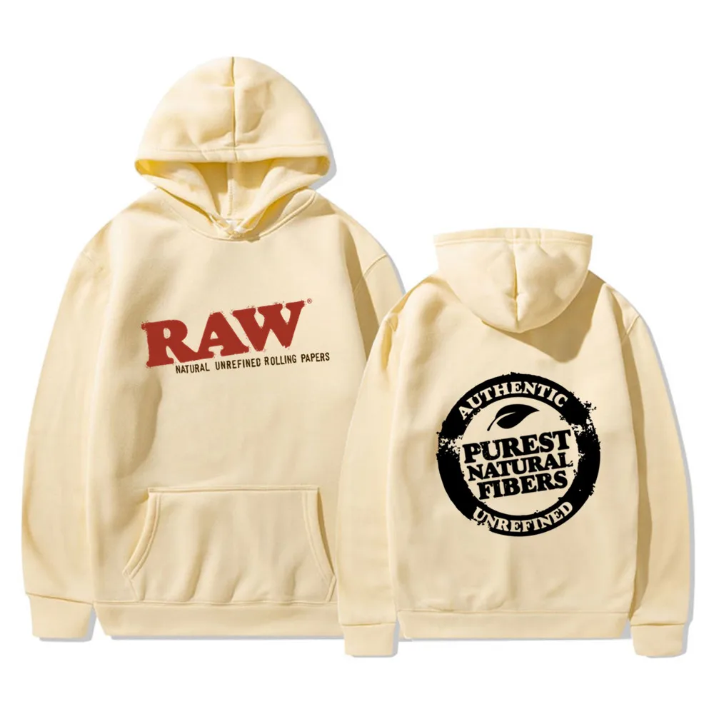 

2023 RAW Fashion Hoodies Men Sweatshirt Fleece Hooded Y2K Harajuku Hip Hop Casual Unisex Pullover Male Sudaderas Hoody
