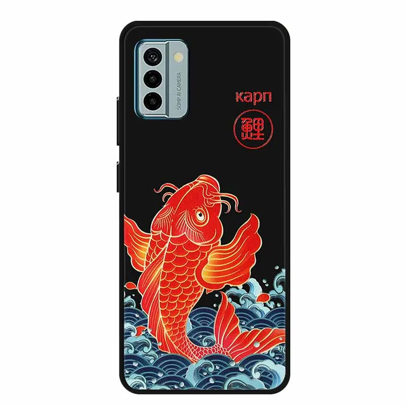 Elegant Black Silicone 3D Relief Emboss Soft Back Case Cover