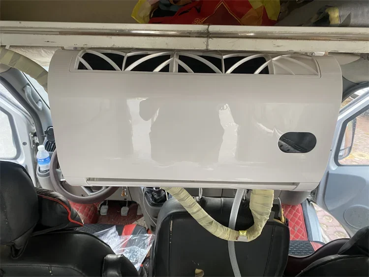 Truck 12v 24v Hidden Air Conditioning For The Tractor Car Air Conditioning Units 3