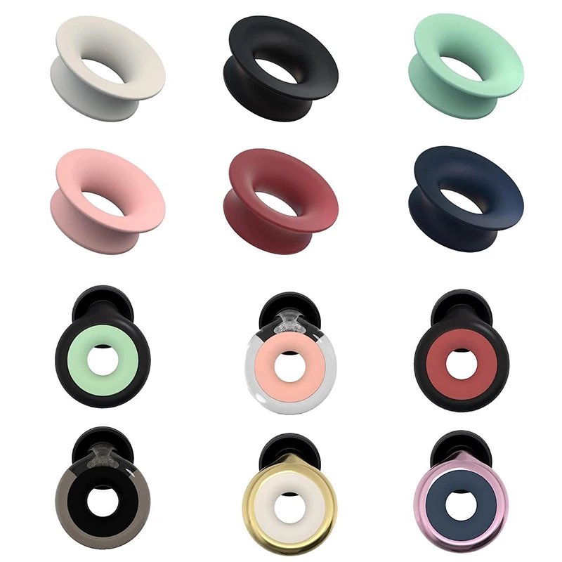12Pcs/set Silicone Earplugs Noise Reduction 5 dB Noise Ring Earplugs Mute Adjustable Earphone Mute Accessories
