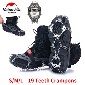 Naturehike Anti Slip Climbing Hiking Microspikes Boot Chain Claw Grip Cover 1