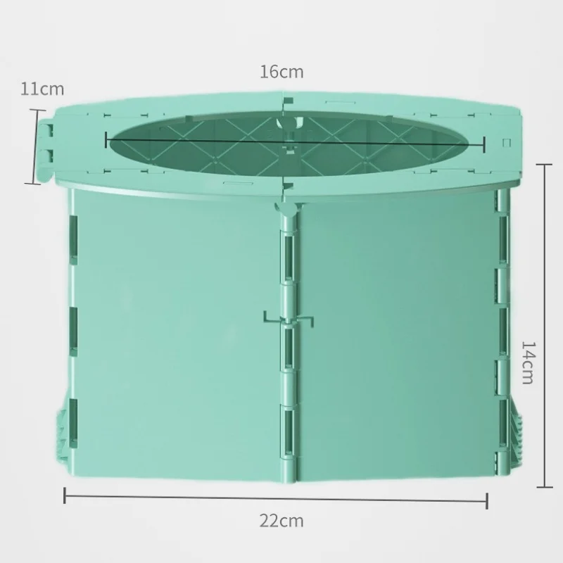 Children's environmental protection PP material folding toilet portable car toilet baby urinal Child travel basin 5