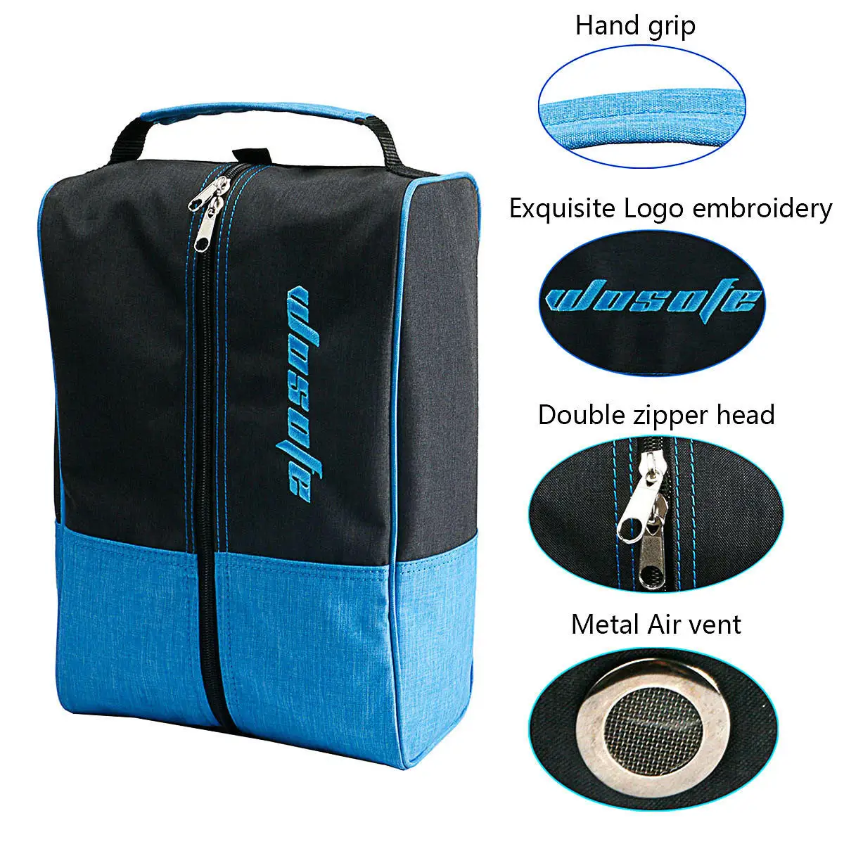 

1pcs Golf Sport Shoes Bag Men Female High-grade Light Travel Pack Shoe Pouch Waterproof Dustproof
