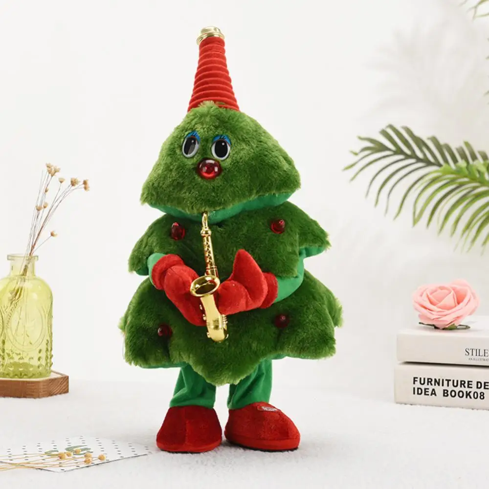 Christmas Electric Plush Toys Gifts Kids Singing Funny Dancing Creative Electric Toy Snowman Xmas Theme Twisting Plush Doll