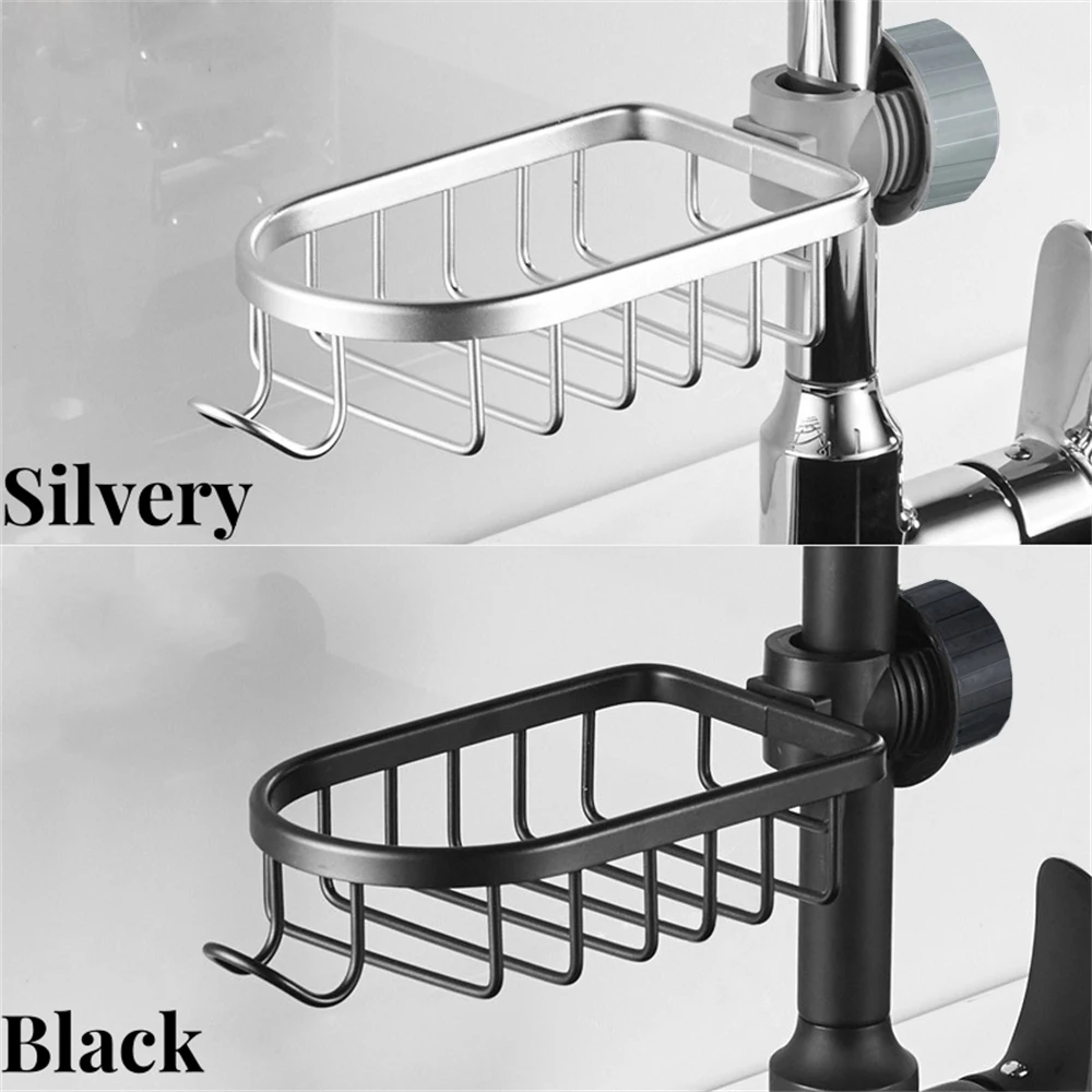 Bathroom Shelf Rack No Drill Aluminum Corner Storage Rack Wall Mounted Type Shampoo Toilet Storage Bathroom Accessories