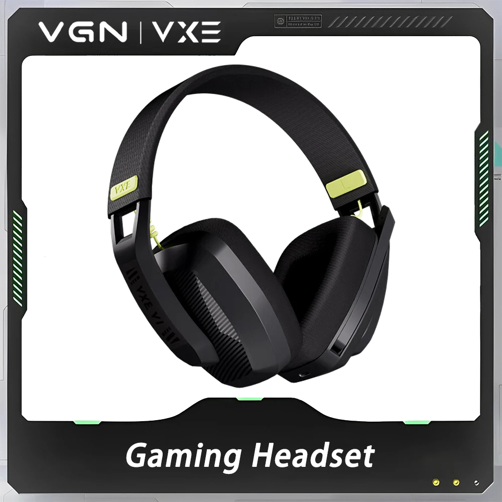 

VGN VXE Siren V1 Wireless Headset Two Mode Bluetooth 5.3 2.4G FPS Gaming Headset Earphone Low Latency Light Weight Pc Gamer Gift