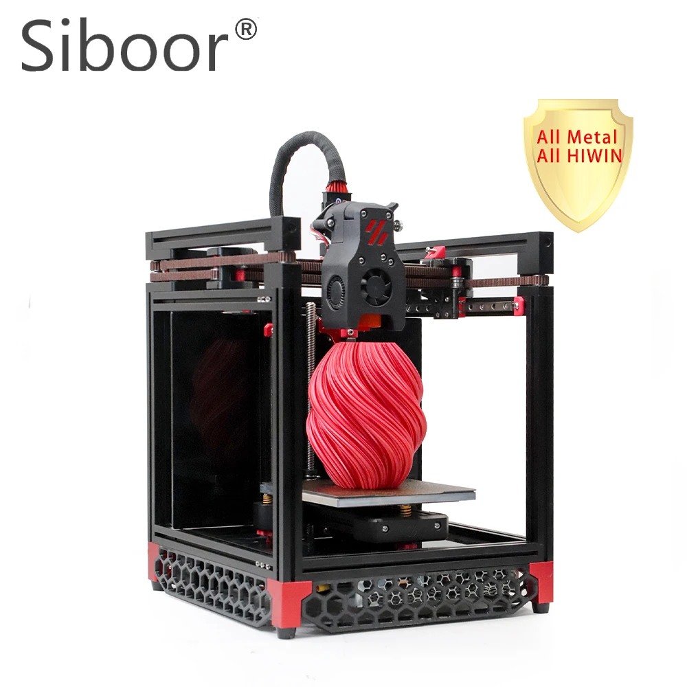 CNVORON V0.1 Corexy 3D Printer Enclosed Panel V0.1 DIY Scatter WIFI Control Onboard Klipper Fluidd FLY-Gemini Desktop FDM 3D Set